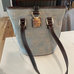 Dooney & Bourke Classic Denim Bucket Bag Excellent Condition